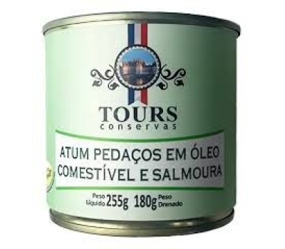 ATUM PEDA�O EM OLEO 255 GR TOURS