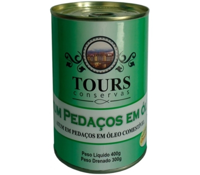 ATUM PEDACO EM OLEO 400 GR TOURS