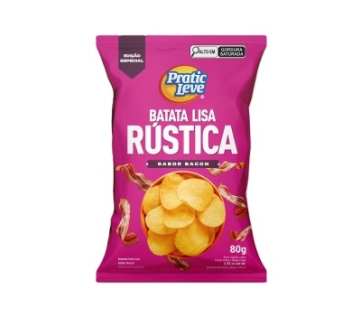 BATATA RUSTICA BACON 80 GR P LEVE